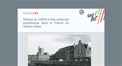 Desktop Screenshot of histcnrs.fr