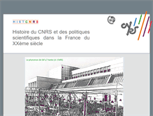 Tablet Screenshot of histcnrs.fr